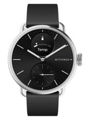 WITHINGS Smartwatch "ScanWatch 2" w kolorze srebrno-czarnym rozmiar: onesize. Czarne, analogowe zegarki damskie WITHINGS, ze stali. Za 1,174.99 zł.
