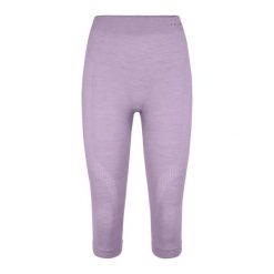 Damskie legginsy 3/4 Falke Wool-Tech. Brązowe legginsy damskie Falke, m, bez wzorów, z elastanu. Za 379.00 zł.