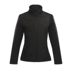 Kurtka Damska Octagon II Soft Shell. Czarne kurtki damskie Regatta, l, bez wzorów, bez kaptura. Za 177.99 zł.
