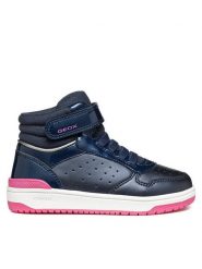 Geox Sneakersy J Washiba Girl J36HXA 0AJ02 C4002 M Granatowy. Niebieskie buty sportowe dziewczęce Geox, bez wzorów, ze skóry, bez zapięcia. Za 179.99 zł.