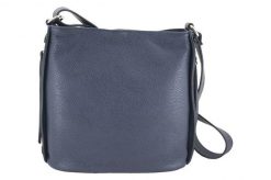 Listonoszka skórzana BARBERINI'S granatowa 770-4. Shopper bag bez wzorów, ze skóry, na ramię, duże, bez dodatków. Za 319.99 zł.