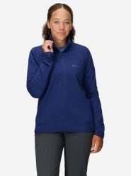 Marmot Bluza polarowa "Leconte" w kolorze granatowym rozmiar: S. Niebieskie bluzy damskie Marmot, s, bez wzorów, z materiału, bez kaptura. Za 196.45 zł.