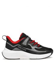 Geox Sneakersy J Pro-Ran Boy J65P7F 01454 C0048 D Czarny. Czarne buty sportowe chłopięce Geox, z materiału, bez zapięcia. Za 249.99 zł.