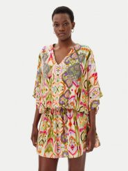 LOLA CASADEMUNT Sukienka letnia LS2516049 Kolorowy Regular Fit. Sukienki damskie LOLA CASADEMUNT, bez wzorów, z wiskozy, bez ramiączek. Za 359.99 zł.