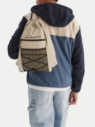 Quiksilver Worek CEOWB-QUIC-M-001-09 Beżowy. Brązowe torebki klasyczne damskie Quiksilver, z materiału, bez dodatków. Za 79.99 zł.