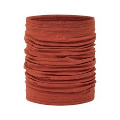 Komin polarowy Rab Filament Neck Tube bezszwowy. Czerwone kominy damskie RAB, bez wzorów, z polaru. Za 69.99 zł.