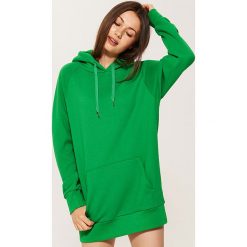 Długa bluza z kapturem - Zielony. Zielone bluzy damskie House. W wyprzedaży za 49.99 zł.