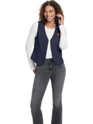 WITT WEIDEN Kamizelka w kolorze granatowym rozmiar: 46. Niebieskie kamizelki damskie WITT WEIDEN, bez wzorów, bez kaptura. Za 61.95 zł.