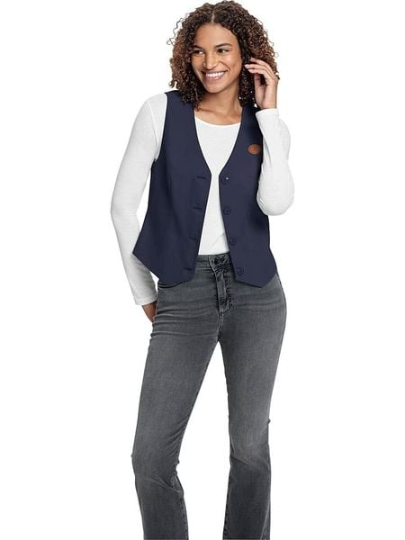 WITT WEIDEN Kamizelka w kolorze granatowym rozmiar: 46. Niebieskie kamizelki damskie WITT WEIDEN, bez wzorów, bez kaptura. Za 61.95 zł.