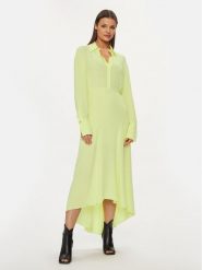 Patrizia Pepe Sukienka codzienna 8A1271/A8I1-G568 Żółty Regular Fit. Żółte sukienki damskie Patrizia Pepe, bez wzorów, z wiskozy, bez ramiączek. Za 709.99 zł.