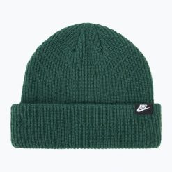 Czapka zimowa Nike Terra Futura 365 Short-Cuff. Zielone czapki damskie Nike, na zimę, bez wzorów. Za 99.99 zł.