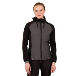 Bluza Sportowa Z Kapturem Damska Grace. Czarne bluzy damskie Trespass, l, z aplikacjami, z elastanu, z kapturem. Za 176.99 zł.