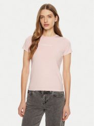 Guess Jeans T-Shirt W4YI01 J1314 Różowy Regular Fit. Czerwone t-shirty damskie Guess Jeans, xl, z aplikacjami, z bawełny, bez kołnierzyka. Za 89.99 zł.