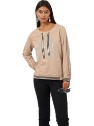 WITT WEIDEN Bluza w kolorze beżowym rozmiar: 46. Brązowe bluzy damskie WITT WEIDEN, bez wzorów, bez kaptura. Za 82.99 zł.