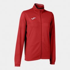 Bluza tenisowa damska Joma Montreal. Czerwone bluzy damskie Joma, l, bez wzorów, bez kaptura. Za 185.99 zł.