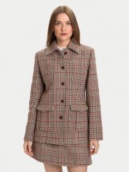Tommy Hilfiger Kurtka przejściowa Seasonal WW0WW46656 Beżowy Slim Fit. Brązowe kurtki damskie Tommy Hilfiger, bez wzorów, z bawełny, bez kaptura. Za 1,169.00 zł.