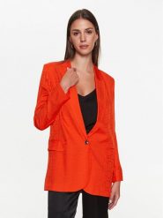 TWINSET Marynarka 231TT2144 Pomarańczowy Regular Fit. Brązowe marynarki i żakiety damskie Twinset, bez wzorów, z wiskozy. Za 1,189.00 zł.