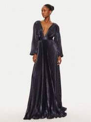 Babylon Sukienka wieczorowa S00813 Granatowy Regular Fit. Niebieskie sukienki damskie Babylon, bez wzorów, z syntetyku, wizytowe, bez ramiączek. Za 1,349.00 zł.