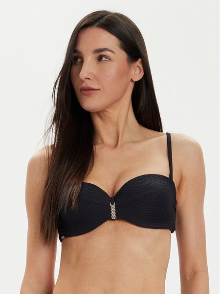 Selmark Góra od bikini BJ516 Czarny. Czarne bikini Selmark, bez wzorów, z syntetyku. Za 349.99 zł.
