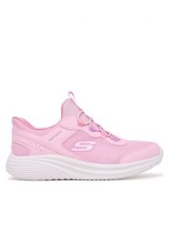 Skechers Sneakersy Slip-Ins: Bounder Pro 303690L/LTPK Różowy. Czerwone buty sportowe dziewczęce Skechers, bez wzorów, z materiału, bez zapięcia. Za 199.99 zł.