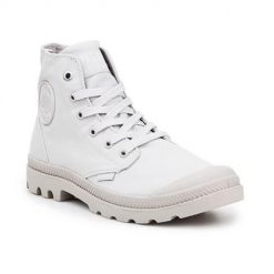 Buty do chodzenia unisex Palladium Pampa HI Mono U Moonstruck. Szare obuwie sportowe damskie Palladium, z gumy, za kostkę, bez zapięcia, trekkingowe. Za 428.00 zł.