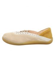 Think! Skórzane baleriny w kolorze beżowym rozmiar: 39,5. Brązowe balerinki damskie Think!, bez wzorów. Za 289.95 zł.