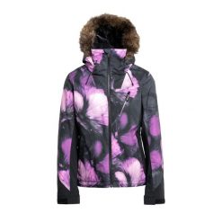 Kurtka snowboardowa damska ROXY Jet Ski Premium. Czarne kurtki damskie Roxy, na zimę, m, bez wzorów, bez kaptura. Za 779.99 zł.