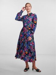 YAS Sukienka koszulowa 26030726 Kolorowy Regular Fit. Sukienki damskie YAS, bez wzorów, z wiskozy, bez ramiączek. Za 249.99 zł.