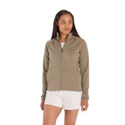 Bluza polarowa damska Marmot Leconte Fleece. Brązowe bluzy damskie Marmot, xl, bez wzorów, z polaru, bez kaptura. Za 249.99 zł.