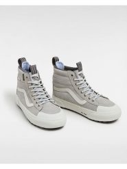 Vans Skórzane sneakersy w kolorze szarym rozmiar: 38. Szare obuwie sportowe damskie Vans, z materiału, za kostkę, bez zapięcia. Za 330.20 zł.