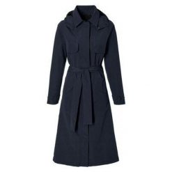 Płaszcz rowerowy Mosse. Niebieskie płaszcze damskie BASIL, s, bez wzorów, bez kaptura. Za 649.90 zł.