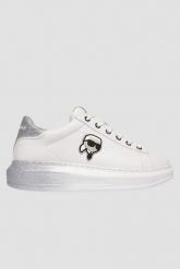 KARL LAGERFELD Białe damskie sneakersy skórzane KAPRI Ombre NFT, Rozmiar 39. Białe obuwie sportowe damskie KARL LAGERFELD, ze skóry, bez zapięcia. W wyprzedaży za 609.99 zł.