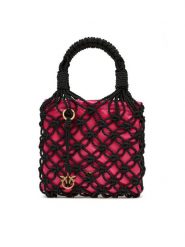 PINKO Torebka Handbag Mini Pe 25 Pltt 105165 A2L9 Czarny. Czarne torebki klasyczne damskie Pinko, z materiału, bez dodatków. Za 399.99 zł.
