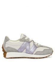 New Balance Sneakersy P3277X2 Szary. Szare buty sportowe dziewczęce New Balance, ze skóry, bez zapięcia. Za 299.99 zł.