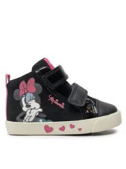 Geox Sneakersy B Kilwi Girl B46D5B 022HH C9289 M Czarny. Czarne buty sportowe dziewczęce Geox, ze skóry, bez zapięcia. Za 159.99 zł.