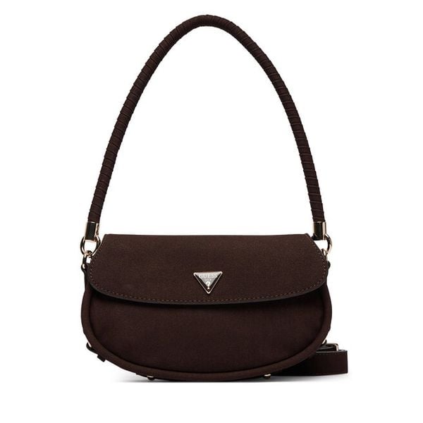 Torebka Guess. Brązowe torebki klasyczne damskie Guess, bez dodatków. Za 347.99 zł.