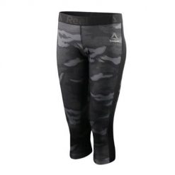 Spodnie treningowe damskie Reebok AP4299. Czarne spodnie sportowe damskie Reebok, s, bez wzorów, z materiału, do biegania. Za 166.00 zł.