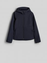 4F Kurtka softshell wiatroodporna membrana 5000 damska - granatowa XXL. Niebieskie kurtki damskie 4F, l, bez wzorów, z softshellu, bez kaptura. Za 299.99 zł.