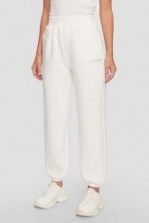 GUESS Dresowe damskie spodnie w kolorze ecru Cecilia Scuba, Rozmiar M. Brązowe spodnie dresowe damskie Guess, m, z aplikacjami, z dresówki. W wyprzedaży za 230.99 zł.