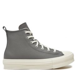 Trampki Converse. Szare trampki damskie Converse, bez wzorów, bez zapięcia. Za 209.99 zł.