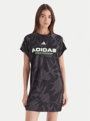 Adidas Sukienka codzienna Tiro x Common Goal Graphic JL7638 Czarny Loose Fit. Czarne sukienki damskie Adidas, bez wzorów, z syntetyku, bez ramiączek. Za 219.99 zł.