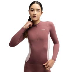 Damska koszulka rowerowa gravel z długim rękawem Kolarstwo Siroko GM3-W Polvar. Brązowe koszulki damskie SIROKO, bez wzorów, z materiału, bez kołnierzyka, bez ramiączek. Za 252.00 zł.