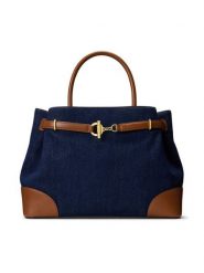 LAUREN RALPH LAUREN Torebka 431P04295001 Granatowy. Niebieskie torebki klasyczne damskie Lauren Ralph Lauren, z materiału, bez dodatków. Za 2,199.00 zł.