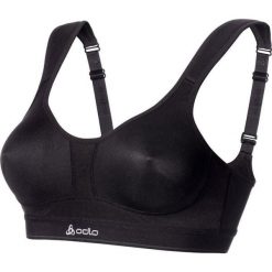 Stanik sportowy Odlo Medium Balance Fit dla kobiet - Czarny 70A. Czarne biustonosze sportowe damskie ODLO, bez wzorów, z dzianiny. Za 178.99 zł.