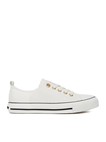 DeeZee Trampki CEO-CSS20377-71 Biały. Białe trampki dziewczęce DeeZee, bez wzorów, z materiału, bez zapięcia. Za 79.99 zł.