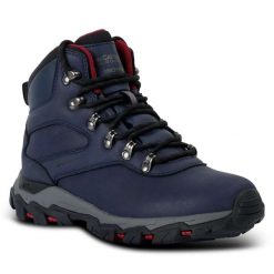 Klassiczne buty trekkingowe damskie Regatta Holcombe. Niebieskie obuwie trekkingowe damskie Regatta, z materiału, bez zapięcia. Za 315.50 zł.