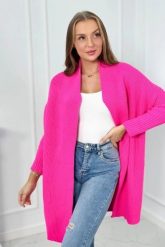 Sweter z rękawami typu nietoperz różowy neon. Czerwone swetry klasyczne damskie KESI, l, z wełny, bez kołnierzyka, plus size. Za 178.78 zł.