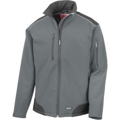 Kurtka Result Softshell Ripstop. Czarne kurtki damskie RESULT, na lato, m, bez wzorów, z elastanu, bez kaptura. Za 205.95 zł.