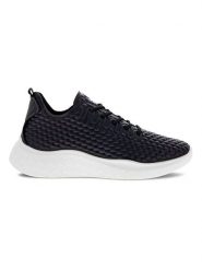 Ecco Skórzane sneakersy w kolorze czarnym rozmiar: 39. Czarne obuwie sportowe damskie ECCO, bez zapięcia. Za 383.95 zł.