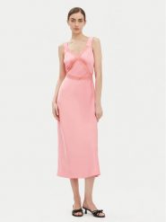 BARDOT Sukienka koktajlowa 58603DB3 Różowy Regular Fit. Czerwone sukienki damskie Bardot, bez wzorów, z syntetyku, wizytowe, bez ramiączek. Za 339.99 zł.